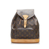 Brown Louis Vuitton Monogram Montsouris MM Backpack