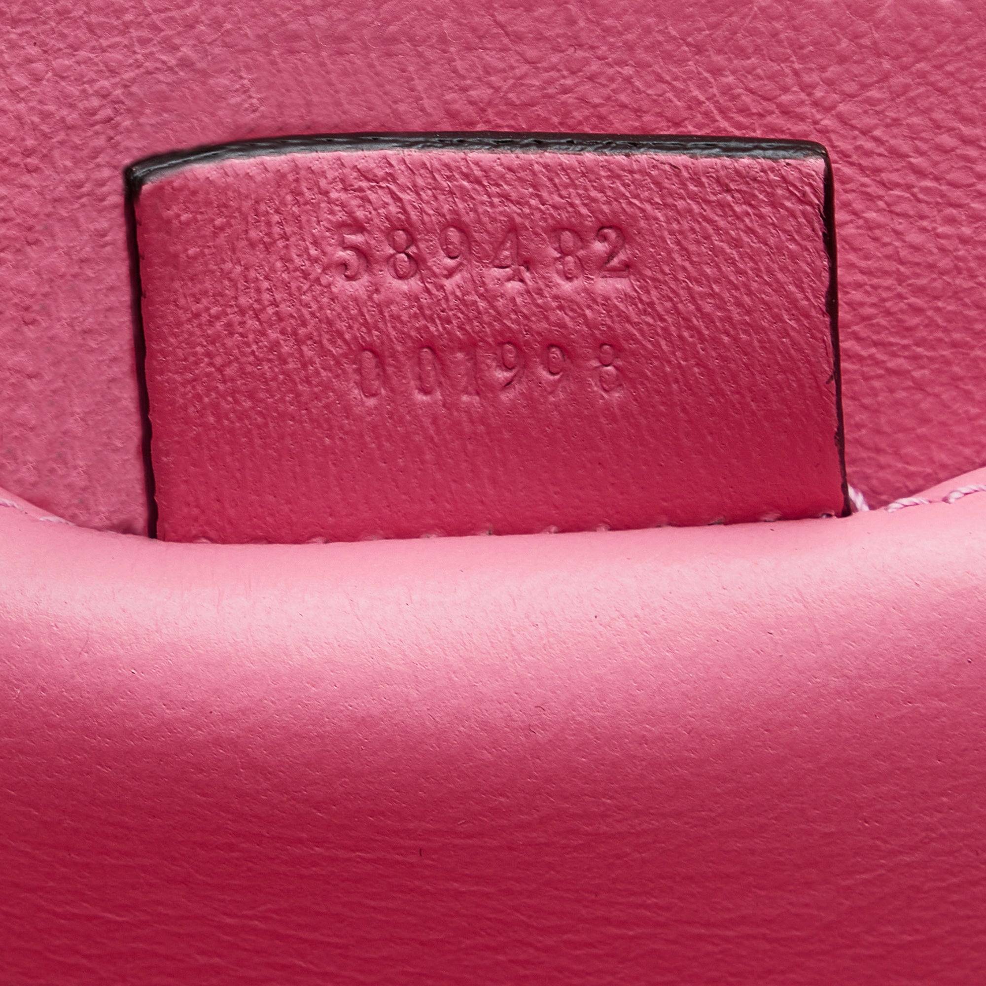 Pink Gucci Mini Plexiglass Sylvie 1969 Satchel - Designer Revival