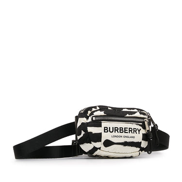 Black Burberry Nylon Belt Bag - Designer Revival