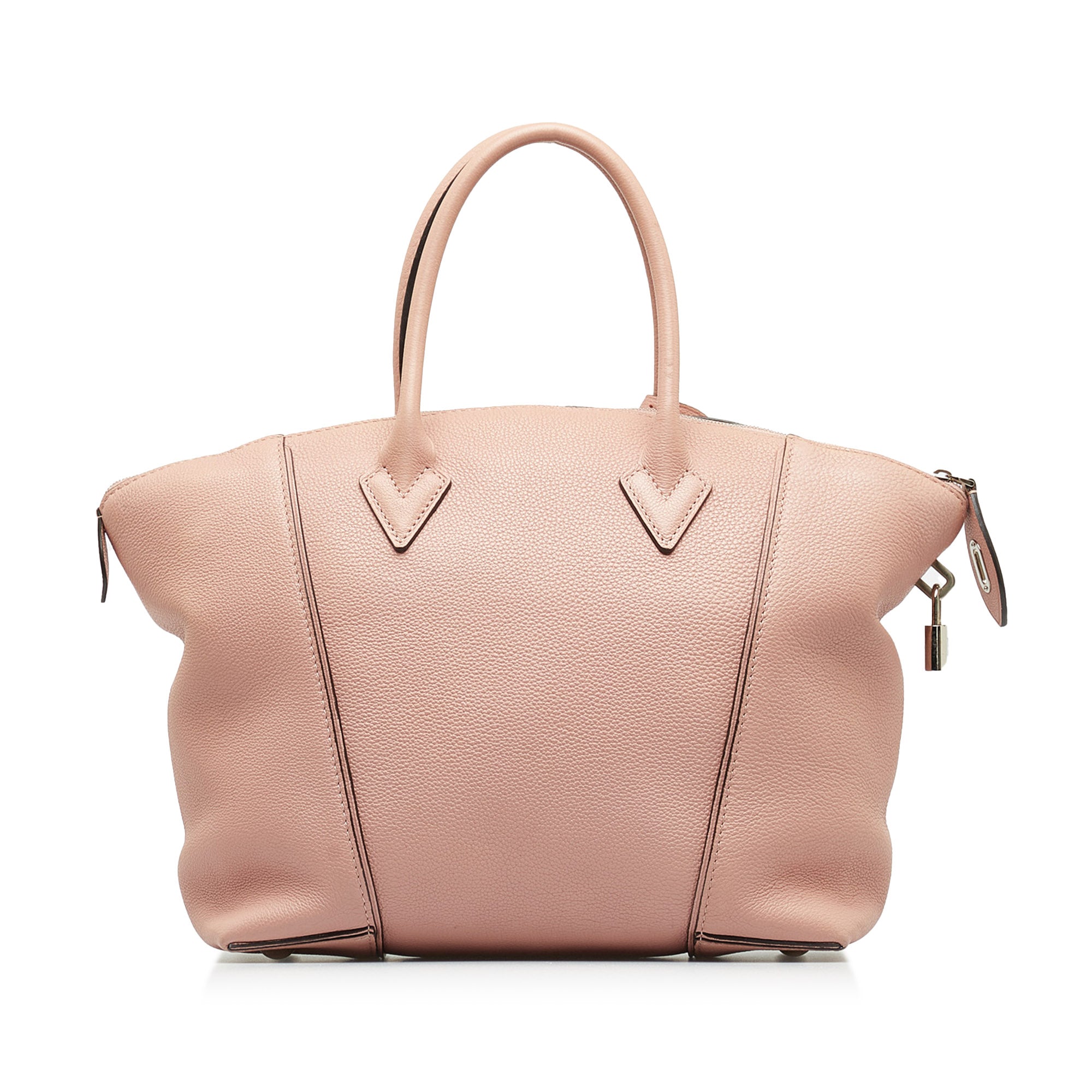 Pink Louis Vuitton Veau Cachemire Soft Lockit PM Satchel – Designer Revival