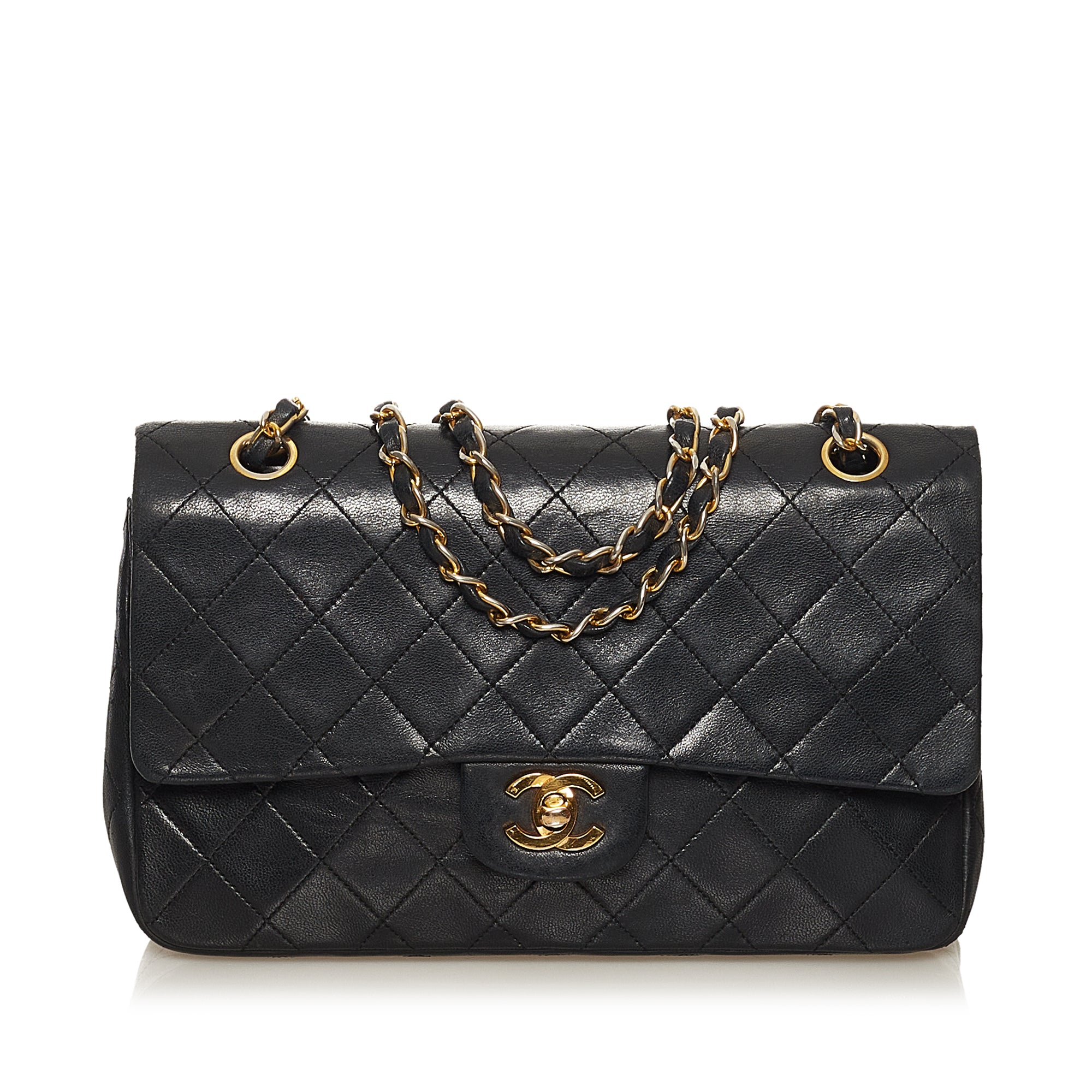 Vintage Chanel Cambon Quilted Lambskin Shoulder Bag ○ Labellov