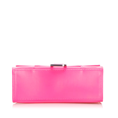 Pink Balenciaga Hourglass XS Satchel - Designer Revival