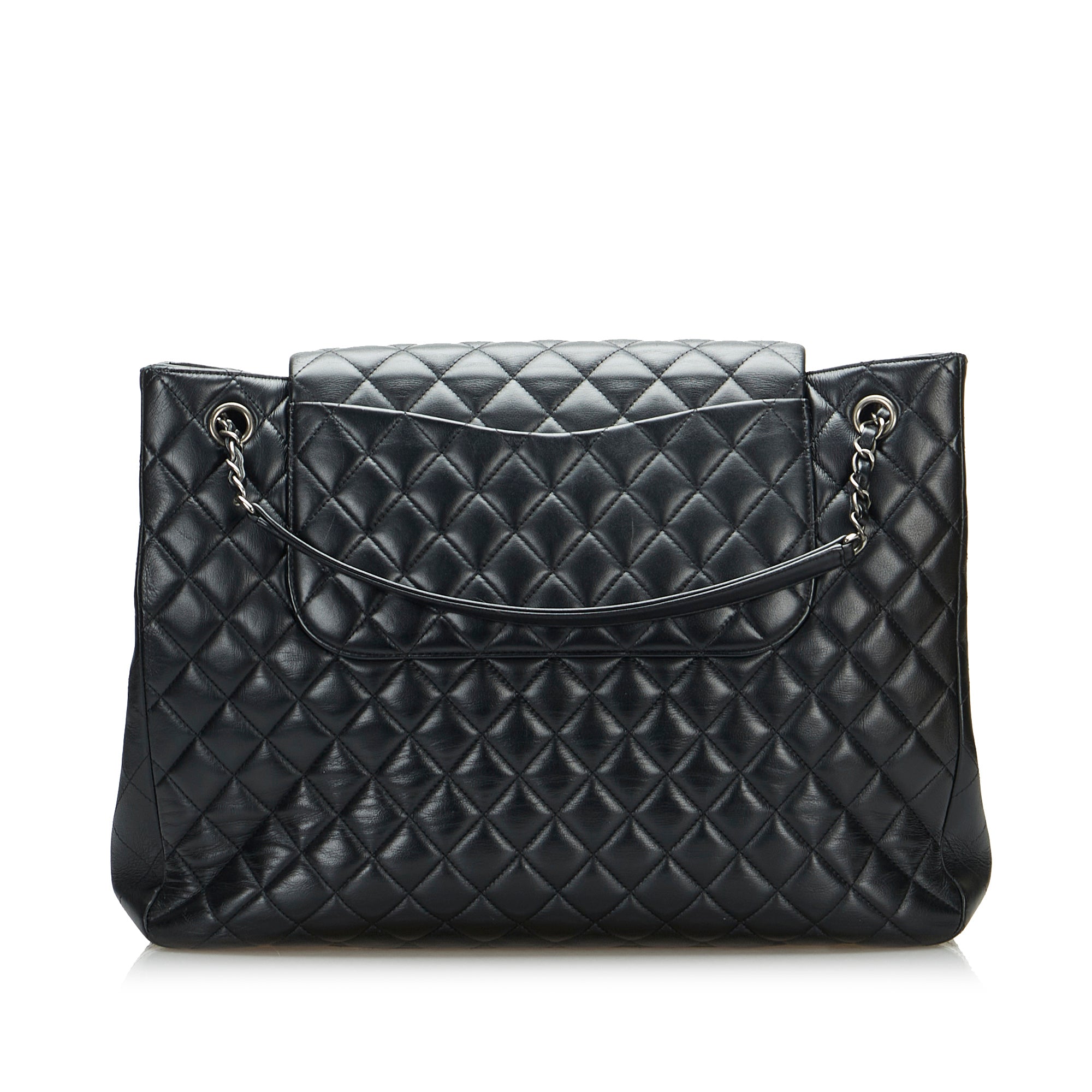 Black Chanel Paris-Edinburgh Flap Shoulder Bag – Designer Revival
