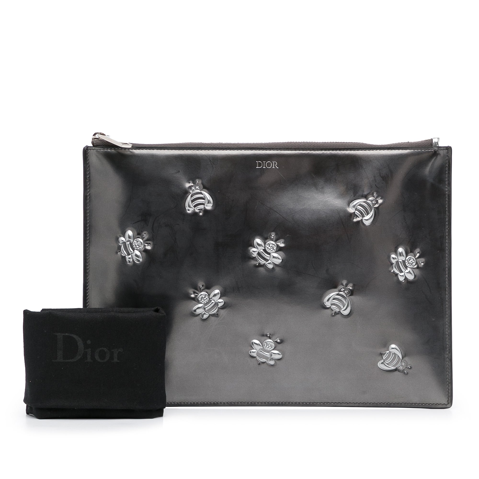 Black Dior x Kaws Bee Clutch Bag – Designer Revival