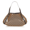 Brown Gucci GG Crystal Pelham Tote Bag