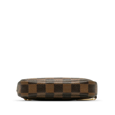 Brown Louis Vuitton Damier Ebene Trunks and Bags Mini Pochette Accessoires Baguette - Designer Revival