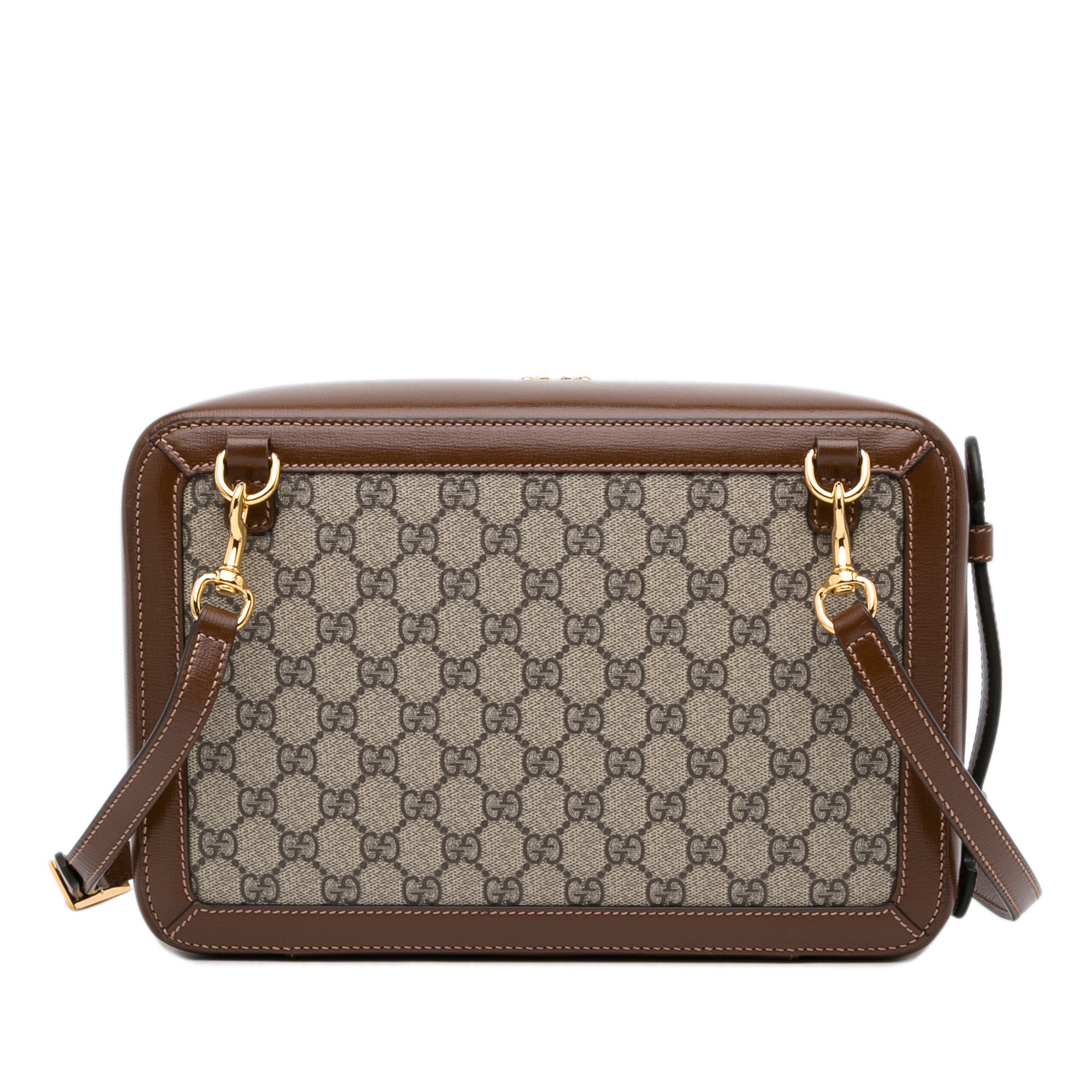 Brown Gucci GG Supreme Azalea Box Bag Satchel – Designer Revival