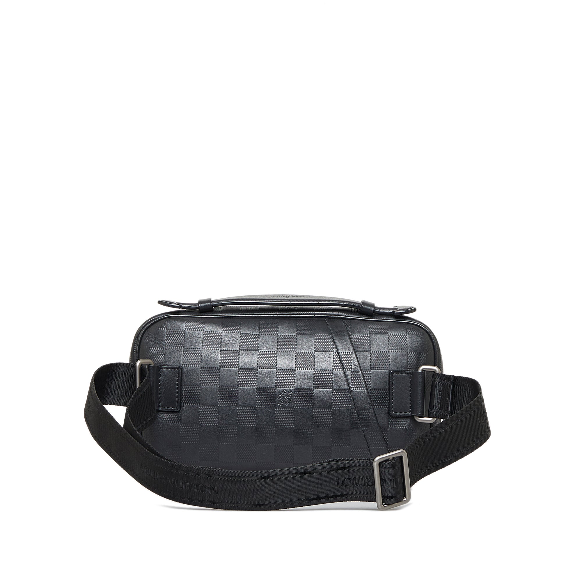 Louis Vuitton Black Damier Infini Leather Ambler Bum Bag Waist