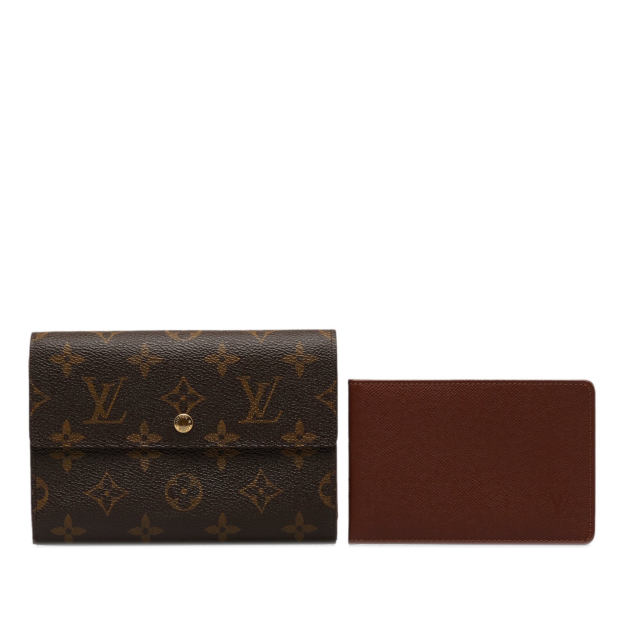 Louis Vuitton Porte Papier Etui wallet monogram canvas