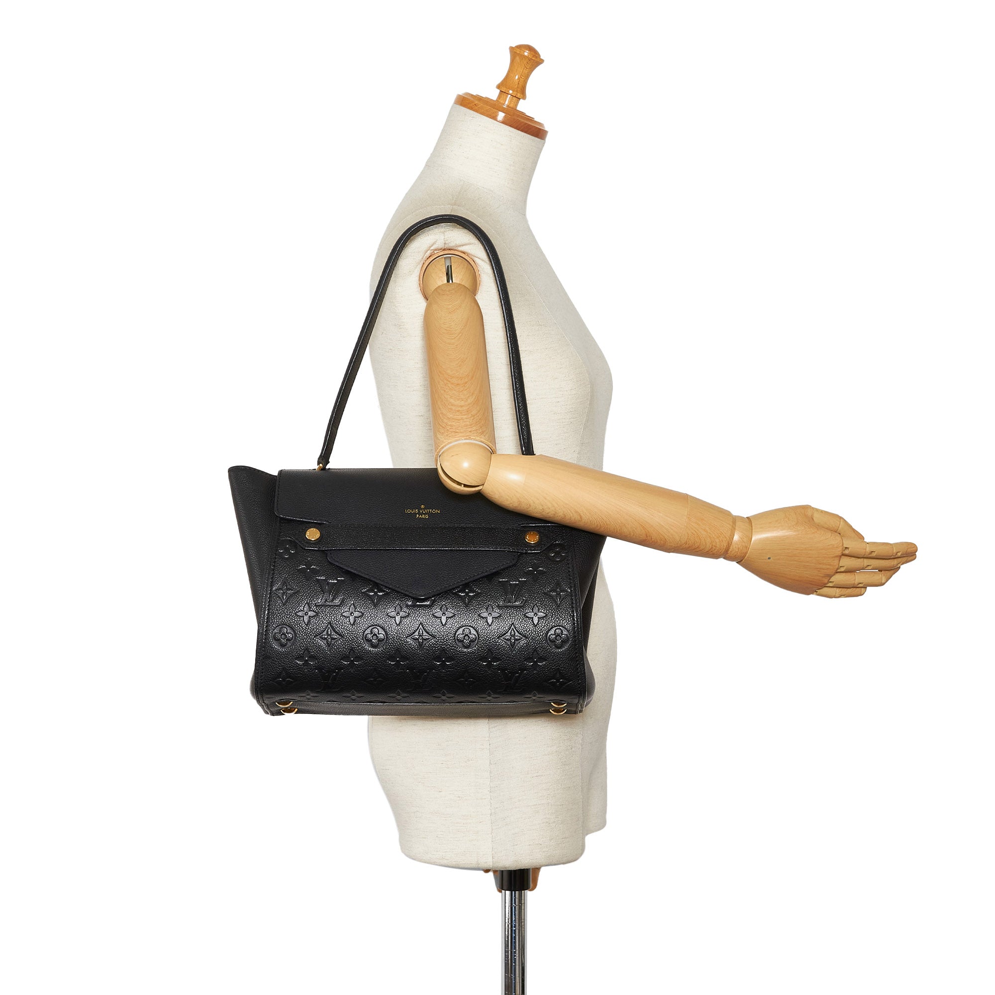 Black Louis Vuitton Monogram Empreinte Trocadero Shoulder Bag
