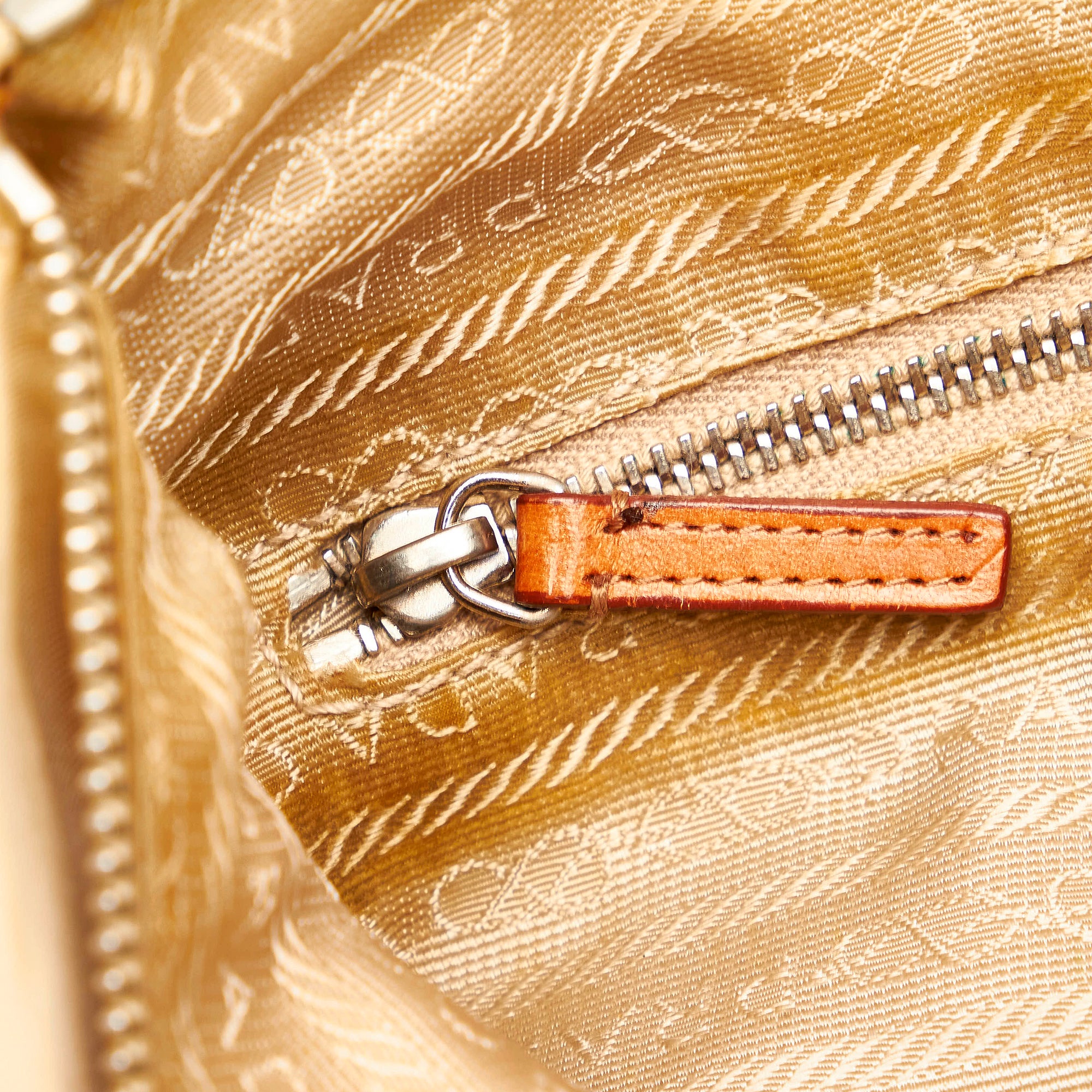 Beige Prada Tessuto Handbag – Designer Revival