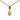 Gold Dior Rhinestone Pendant Necklace