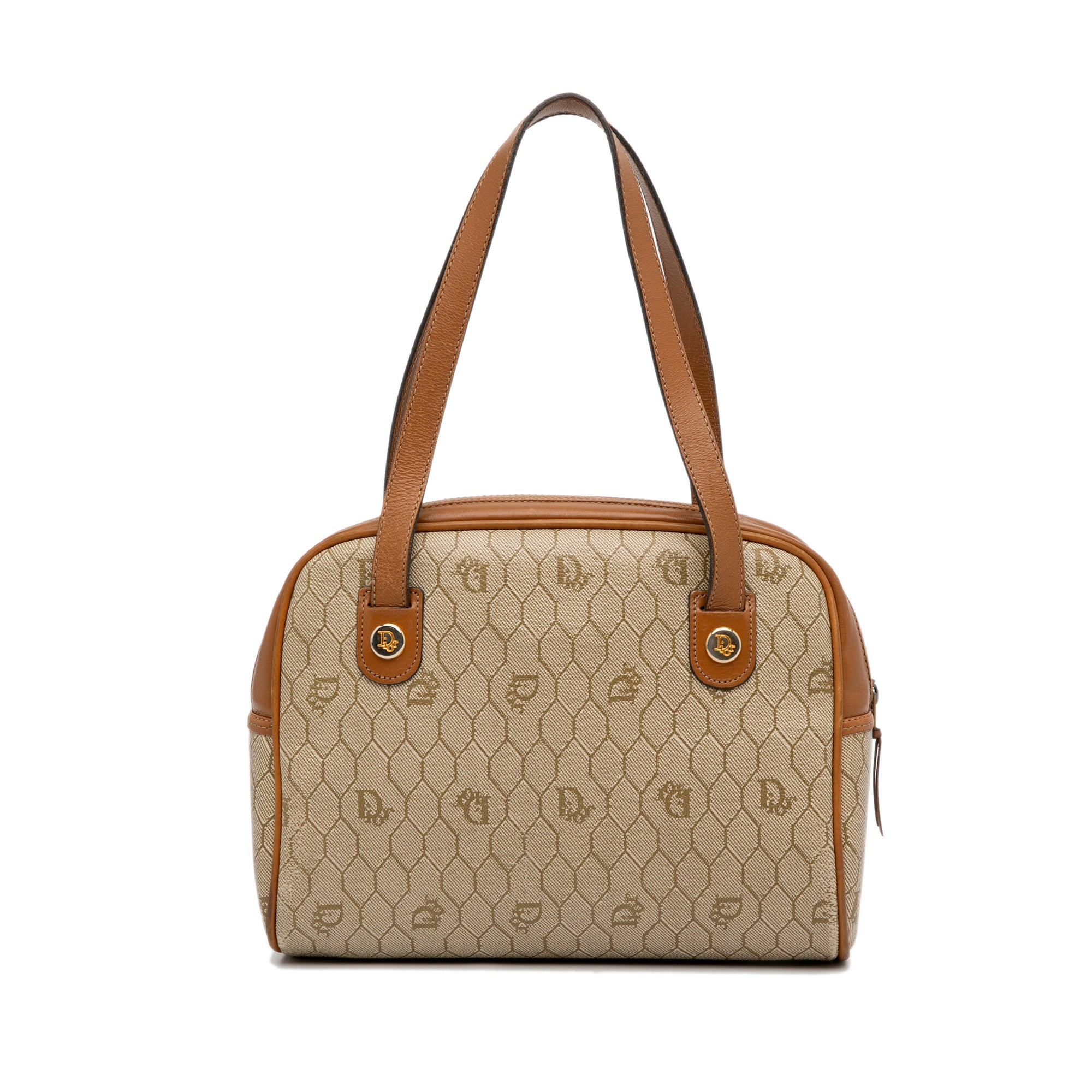 Dior, Bags, Dior Vintage Monogram Honeycomb Coated Canvas Shoulder  Crossbody Bag