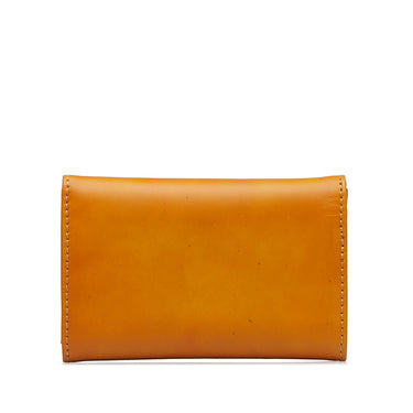 Brown Prada Leather Key Case - Designer Revival