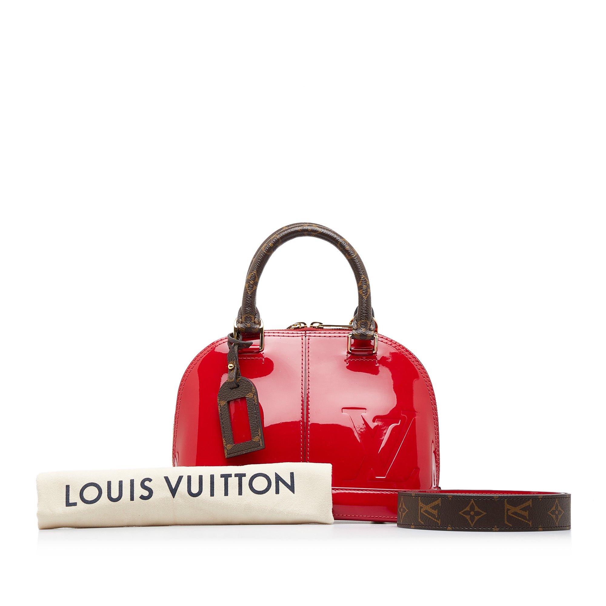Louis Vuitton Pink Vernis Miroir Alma BB Louis Vuitton
