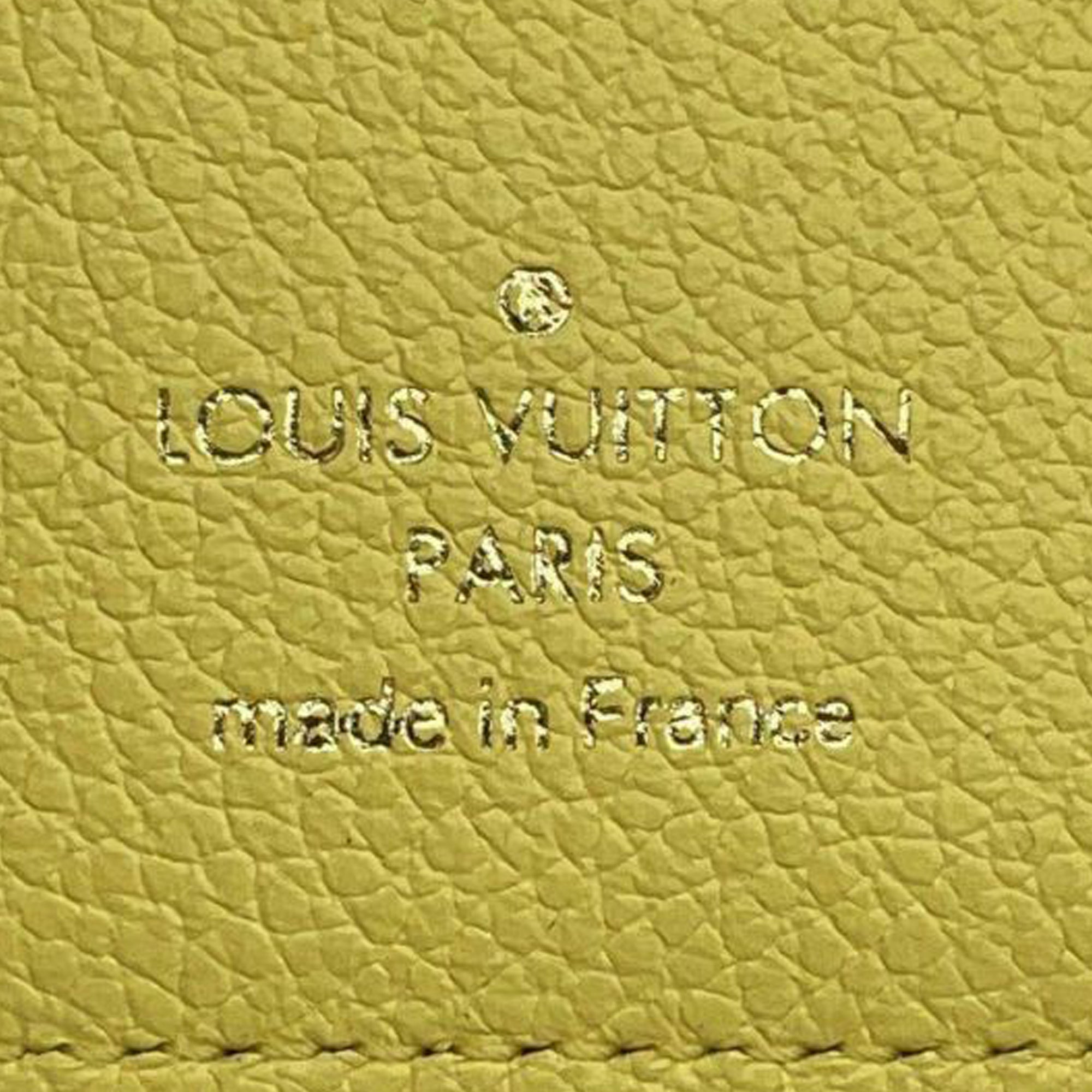 LOUIS VUITTON LOUIS VUITTON Victorine Wallet M81289 Monogram Empreinte Pink  Beige Yellow M81289