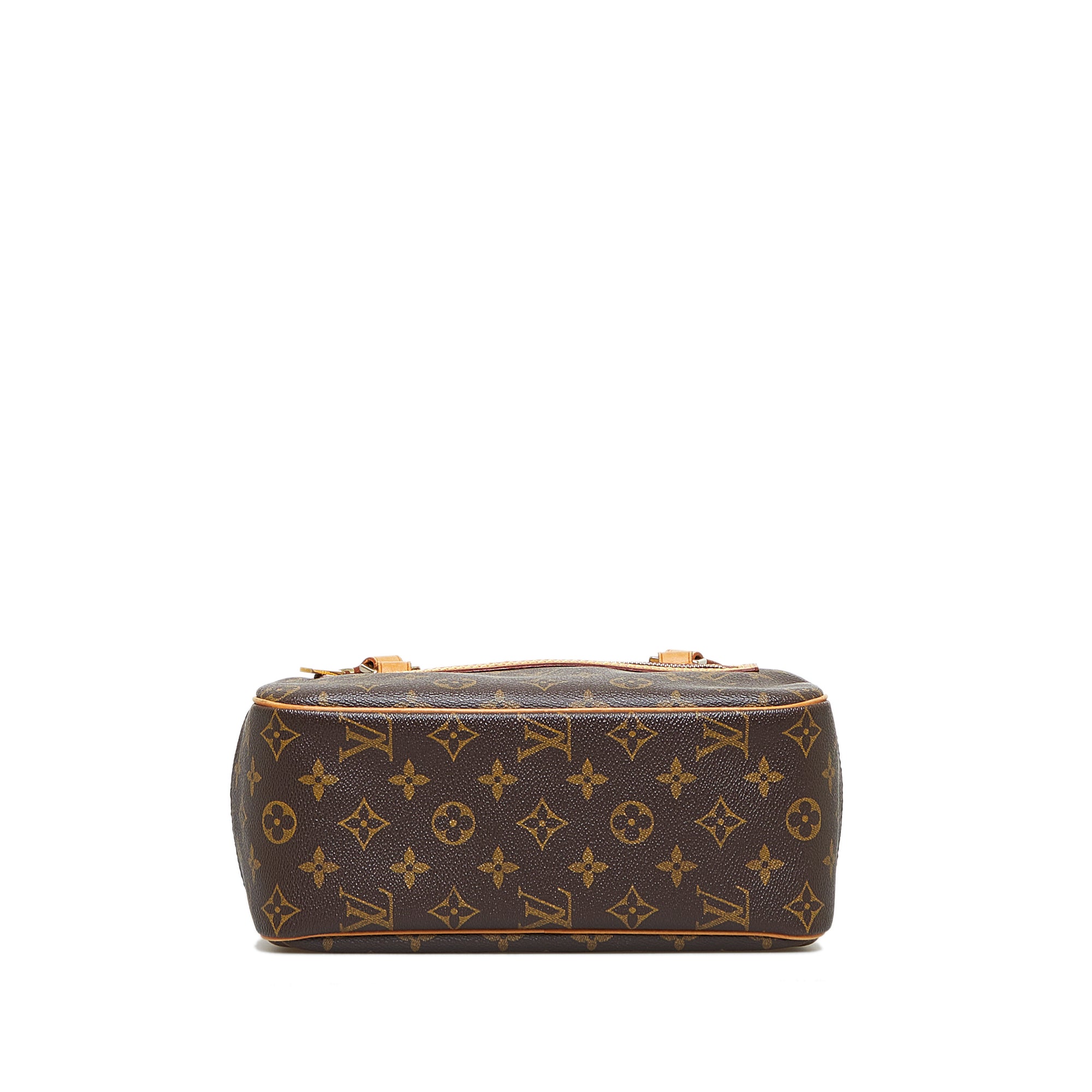 Shop for Louis Vuitton Monogram Canvas Leather Cite MM Shoulder Bag -  Shipped from USA