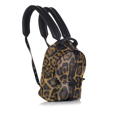 Brown Louis Vuitton Wild Animal Palm Springs PM Backpack - Designer Revival