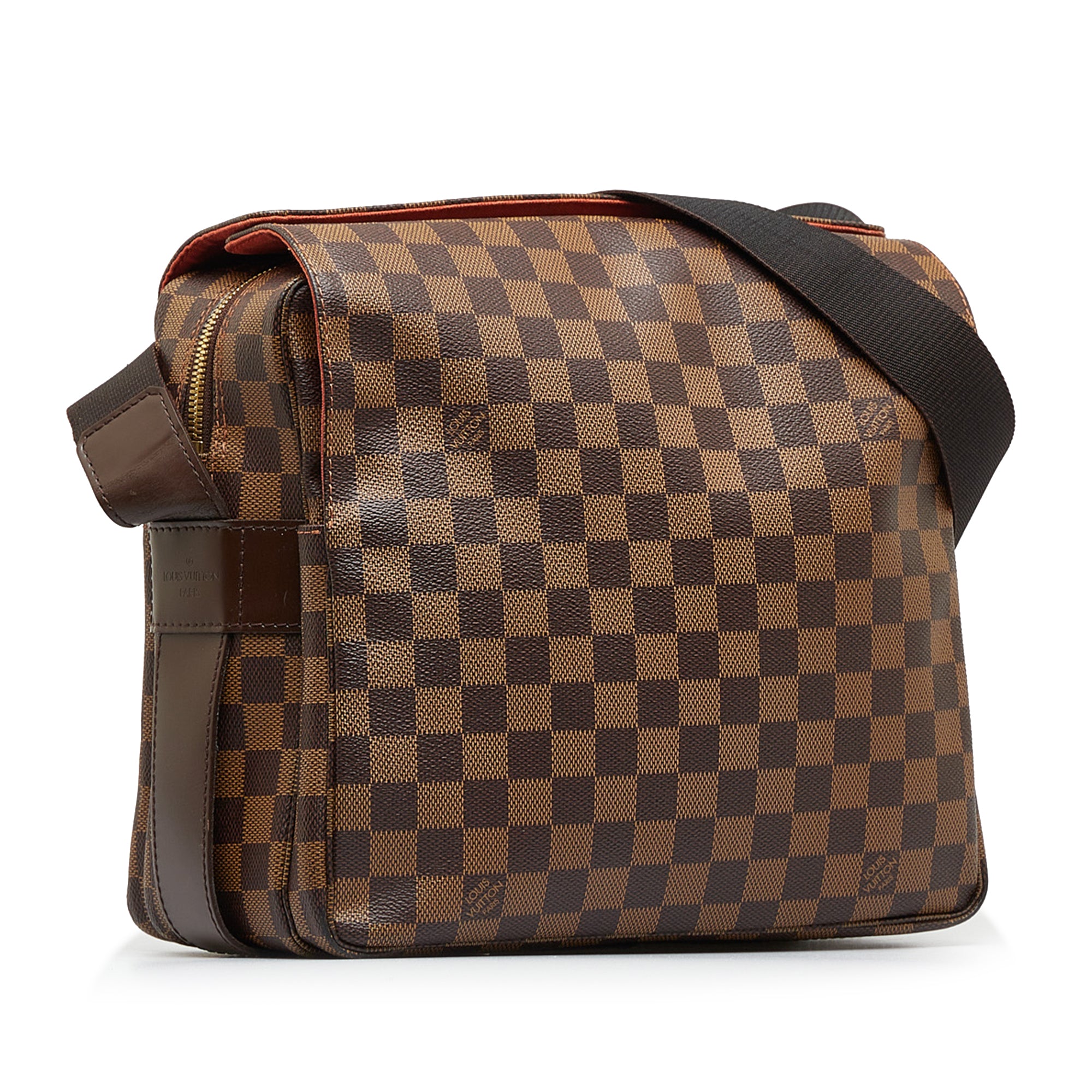 Louis Vuitton, Bags, Louis Vuitton Brown Damier Ebene Naviglio Shoulder  Bag