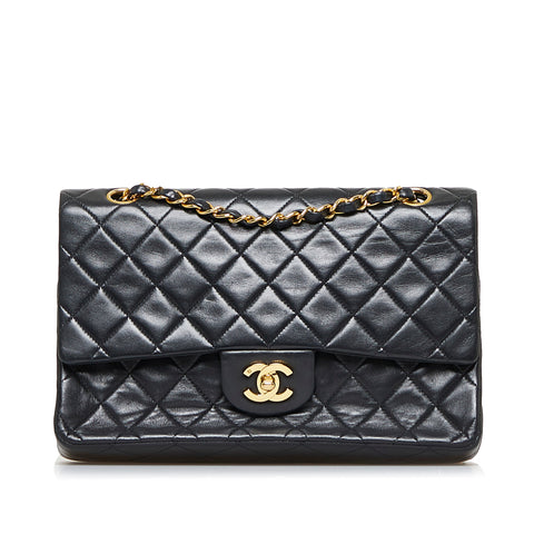 Chanel SO BLACK Medium Calfskin Double Flap Bag – Its A Luv Story