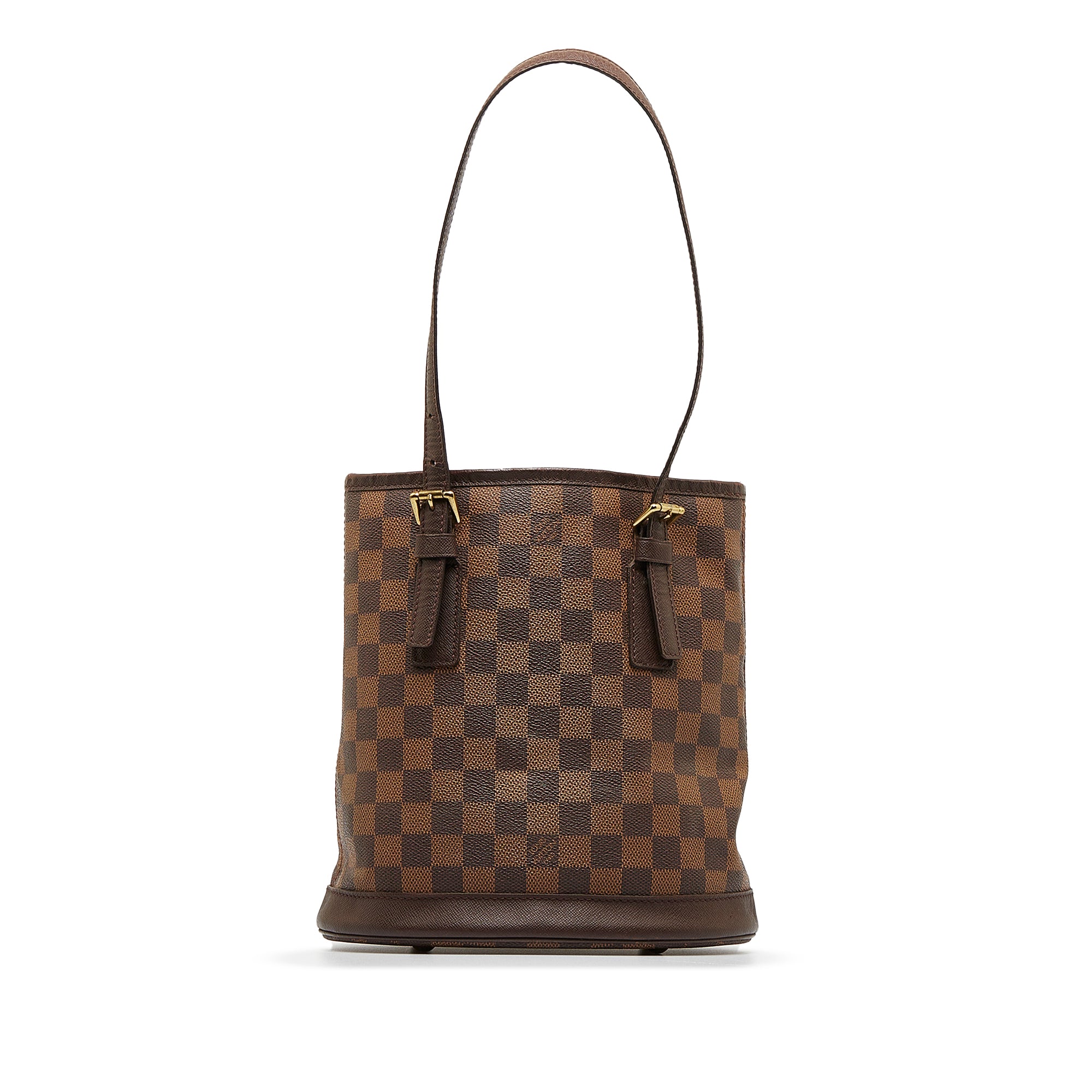 Louis Vuitton W Tote Monogram Canvas and Leather PM Black, Brown