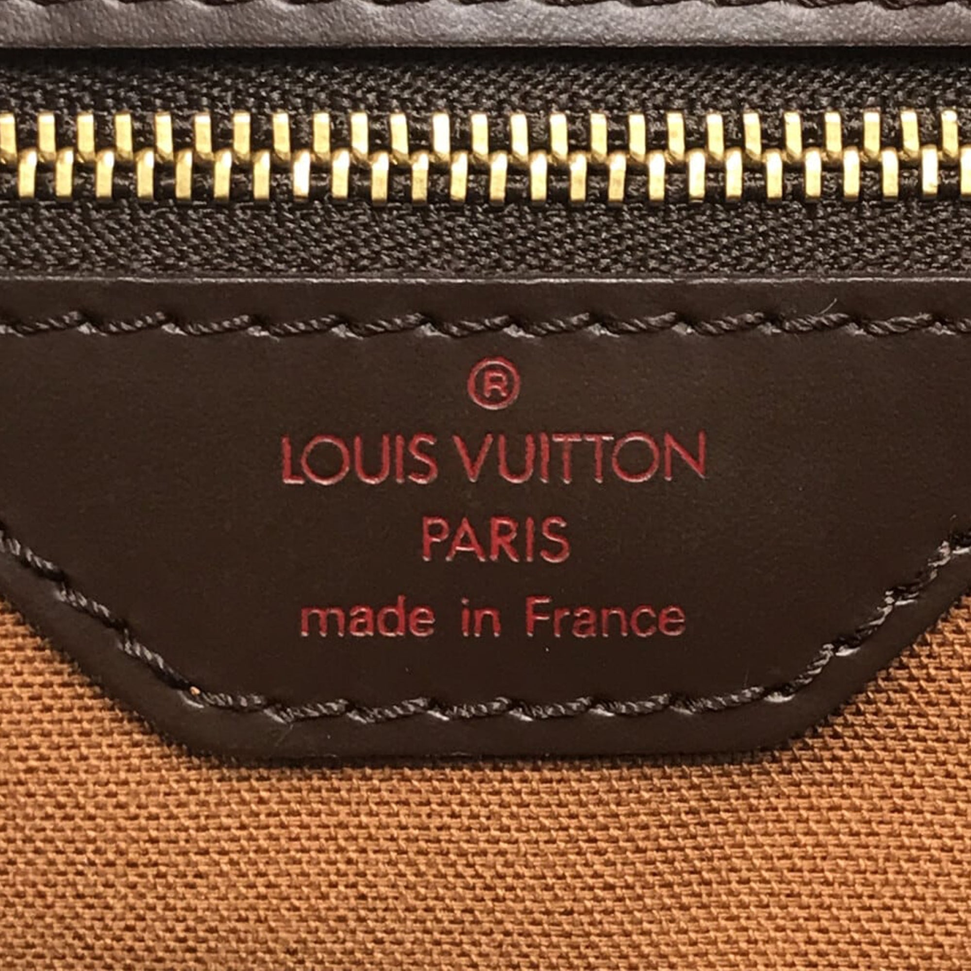 Louis Vuitton Damier Ebene Ribera Gm in Brown