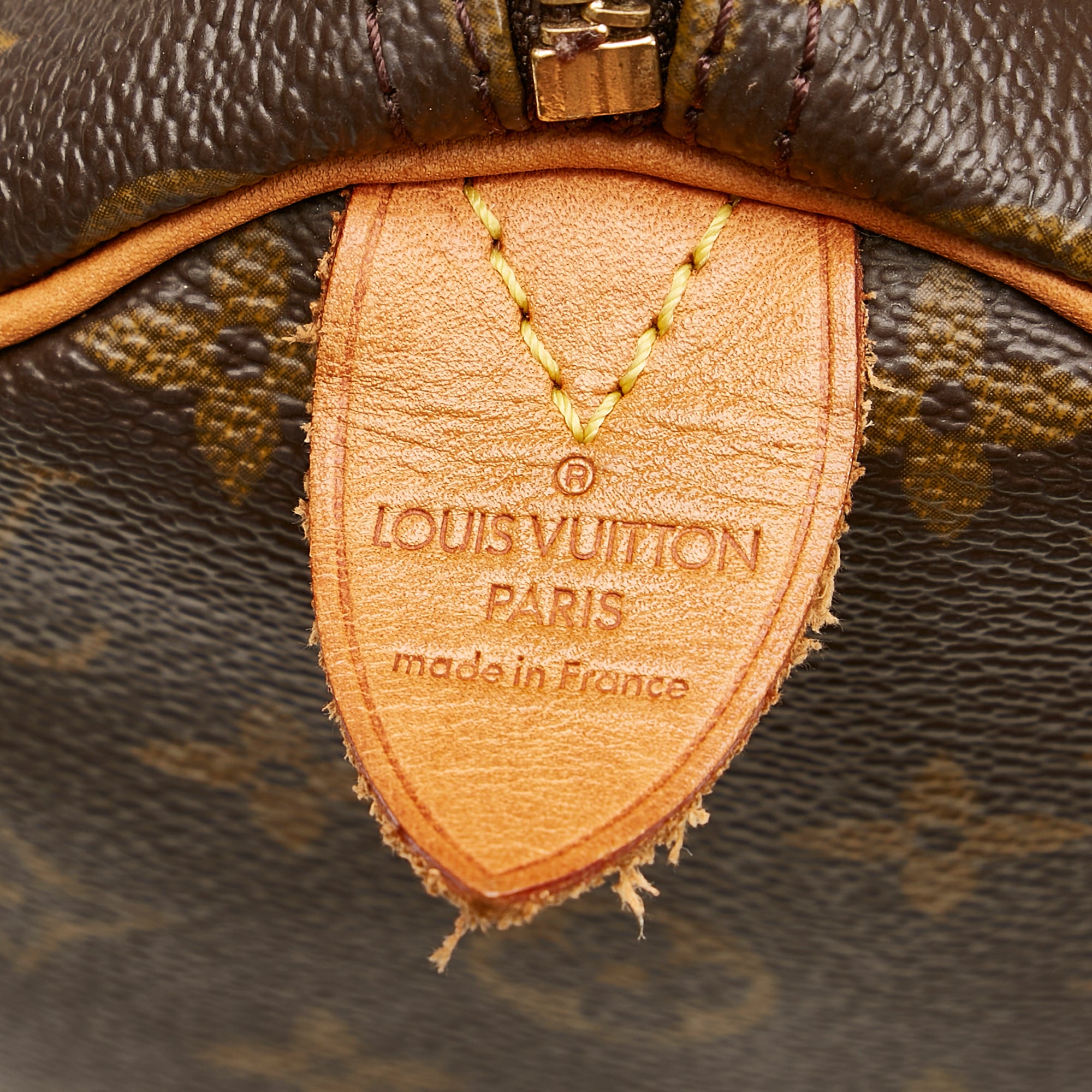 Louis Vuitton Vintage French Co USA Monogram Speedy 30 Boston Bag