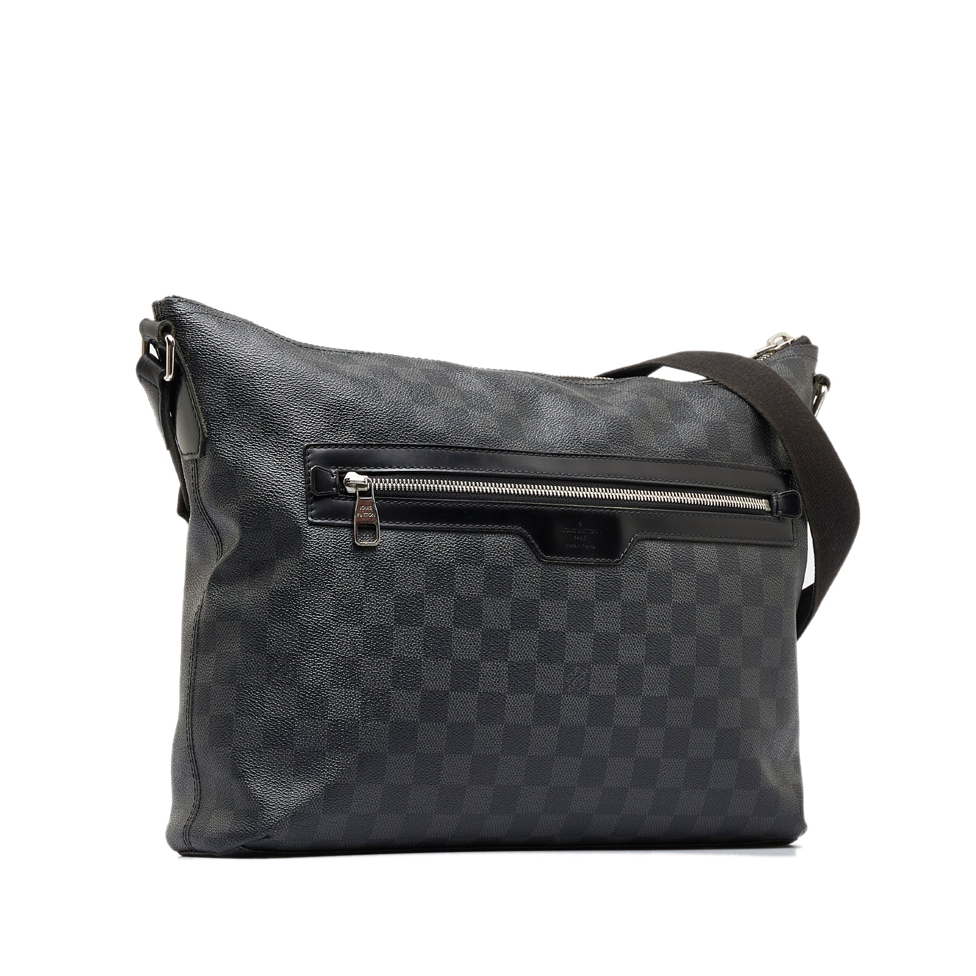 Black Louis Vuitton Damier Graphite Mick MM Crossbody Bag