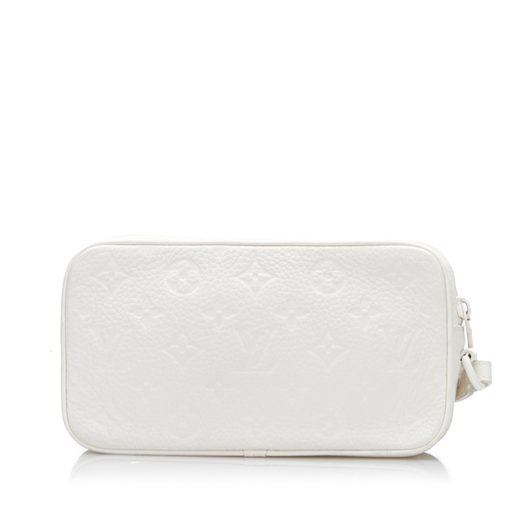White Louis Vuitton Monogram Taurillon Volga Clutch Bag – Designer Revival