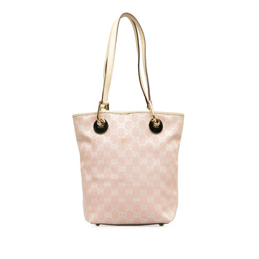 Pink Gucci GG Canvas Eclipse Tote Bag - Designer Revival