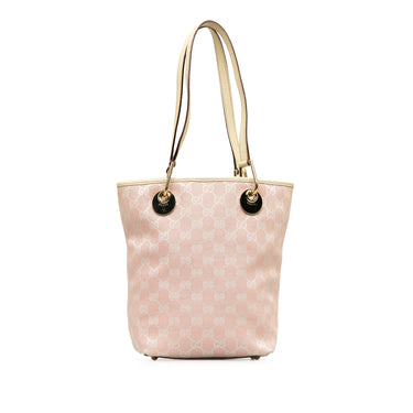 Pink Gucci GG Canvas Eclipse Tote Bag - Designer Revival