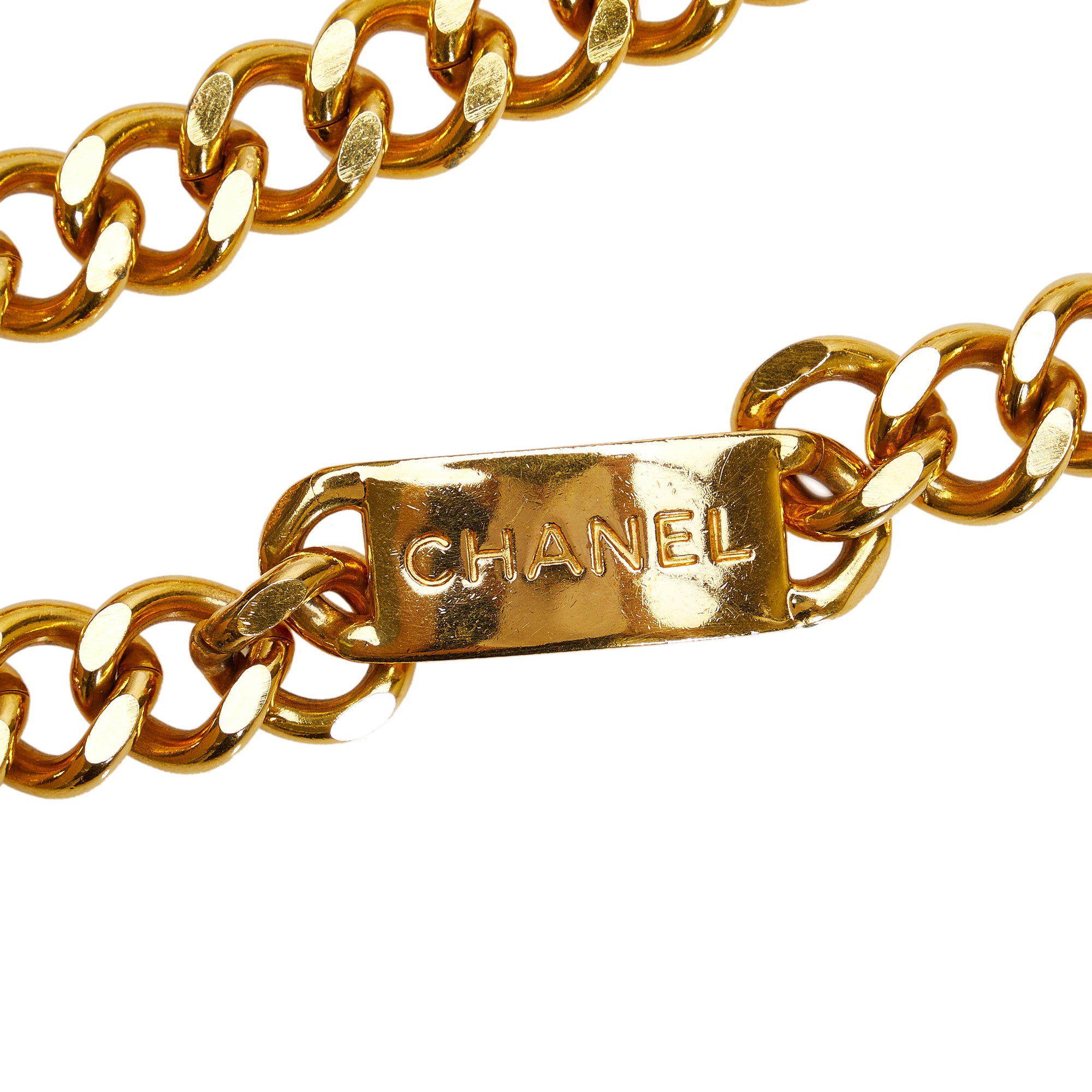 Chanel Pre-Owned 1995 CC chain-link belt