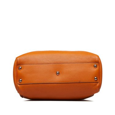 Orange Chanel Medium Classic Caviar Double Flap Shoulder Bag – Designer  Revival