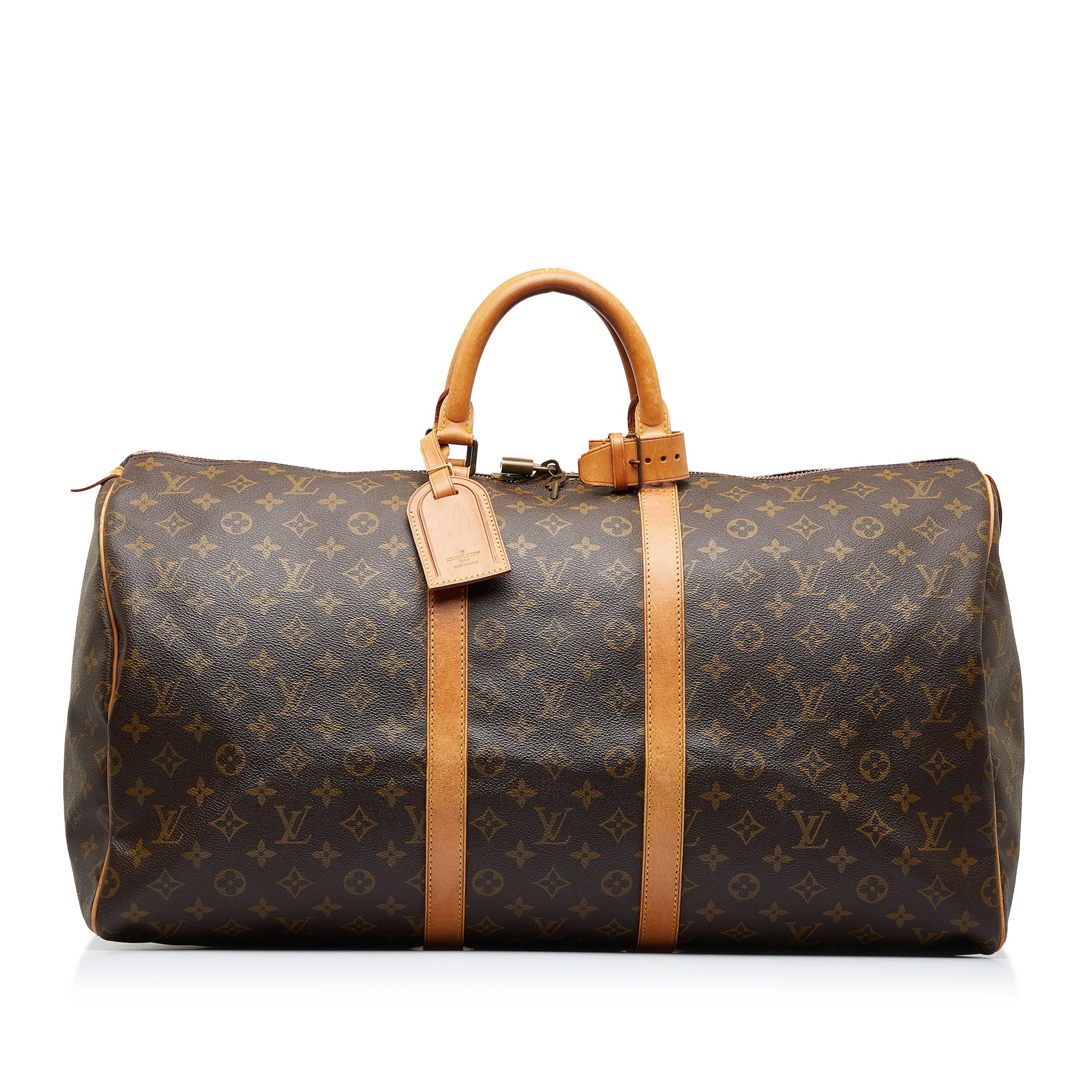 Brown Louis Vuitton Monogram 55 Travel Bag Designer Revival