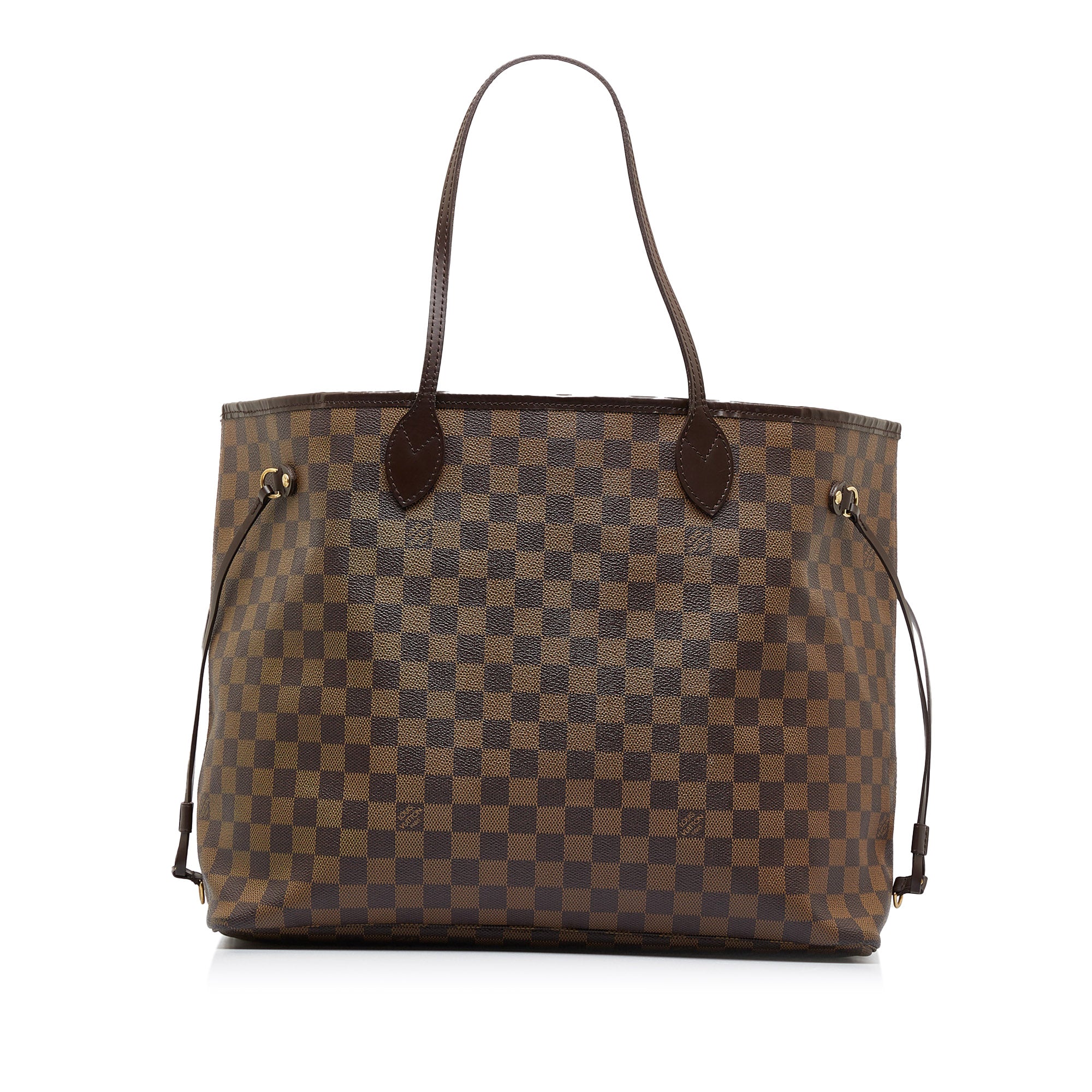 Louis Vuitton Verona MM Damier Ebene Canvas Leather Shoulder Bag