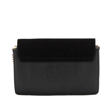 Black Chloe Faye Leather Crossbody Bag - Designer Revival