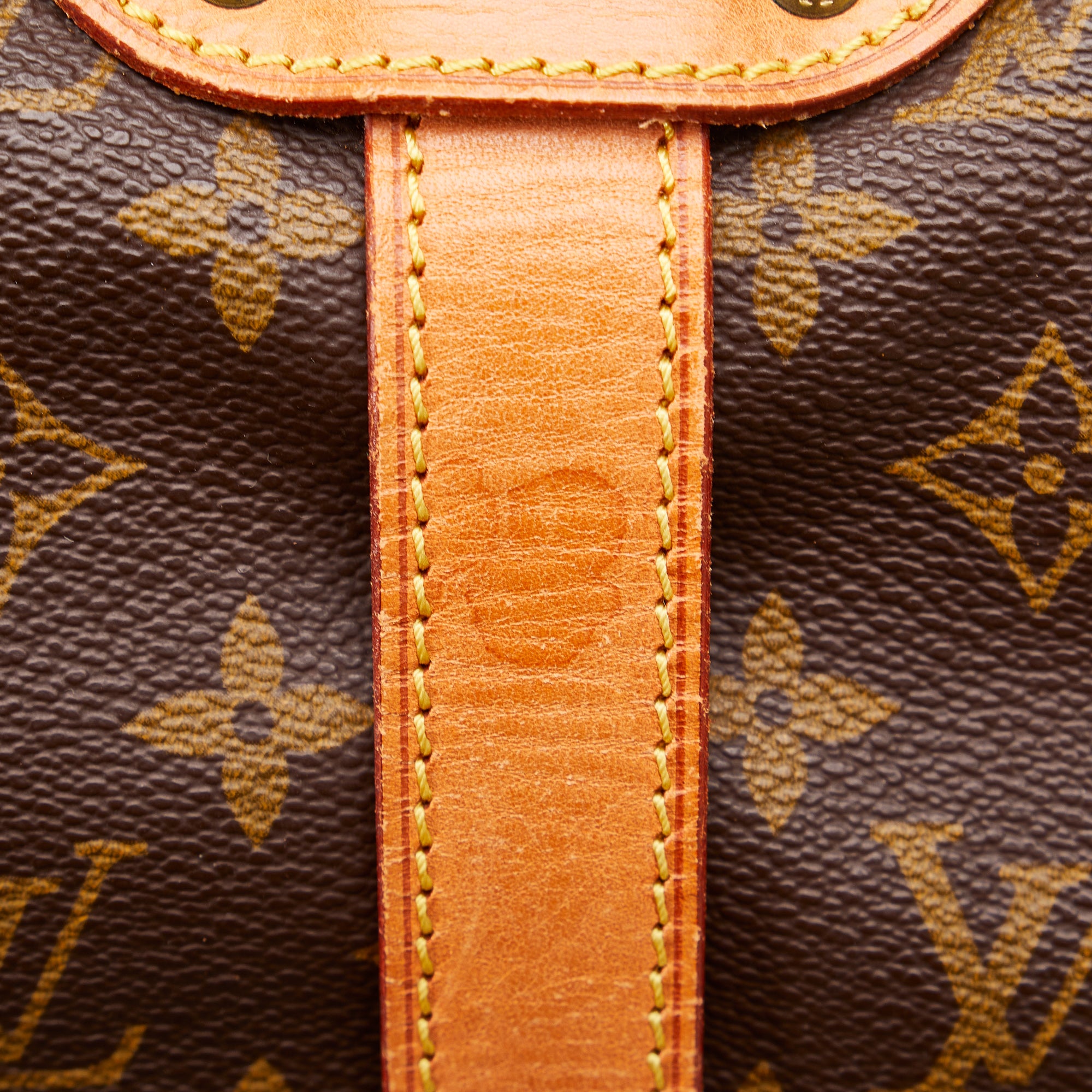 Brown Louis Vuitton Monogram Saumur 35 Crossbody Bag, Louis Vuitton Lockit