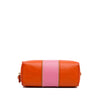 Orange Prada Racer Perforated Leather Shoulder Bag
