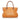 Orange MCM Leather Satchel - Designer Revival