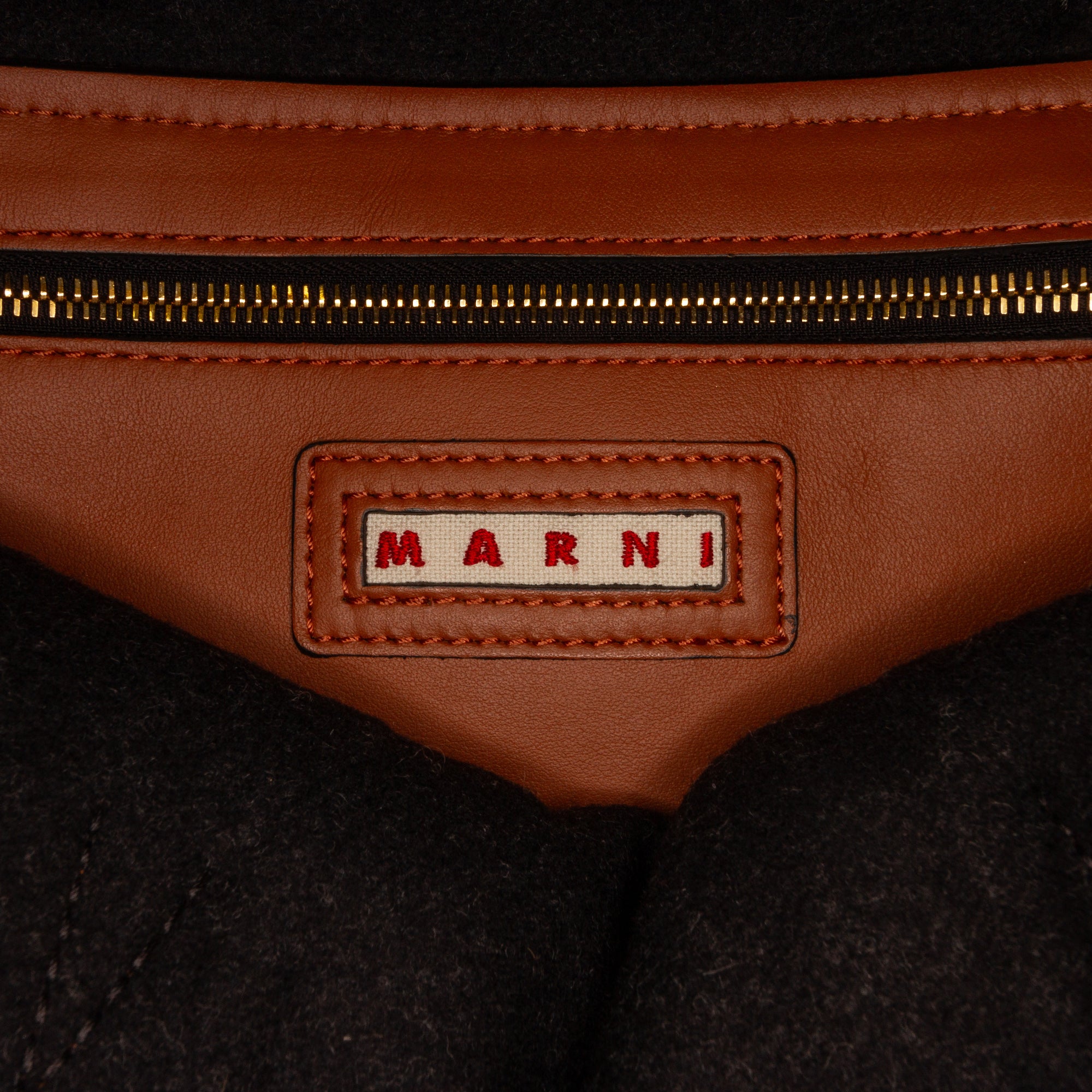 Brown Marni Museo Leather Tote - Designer Revival