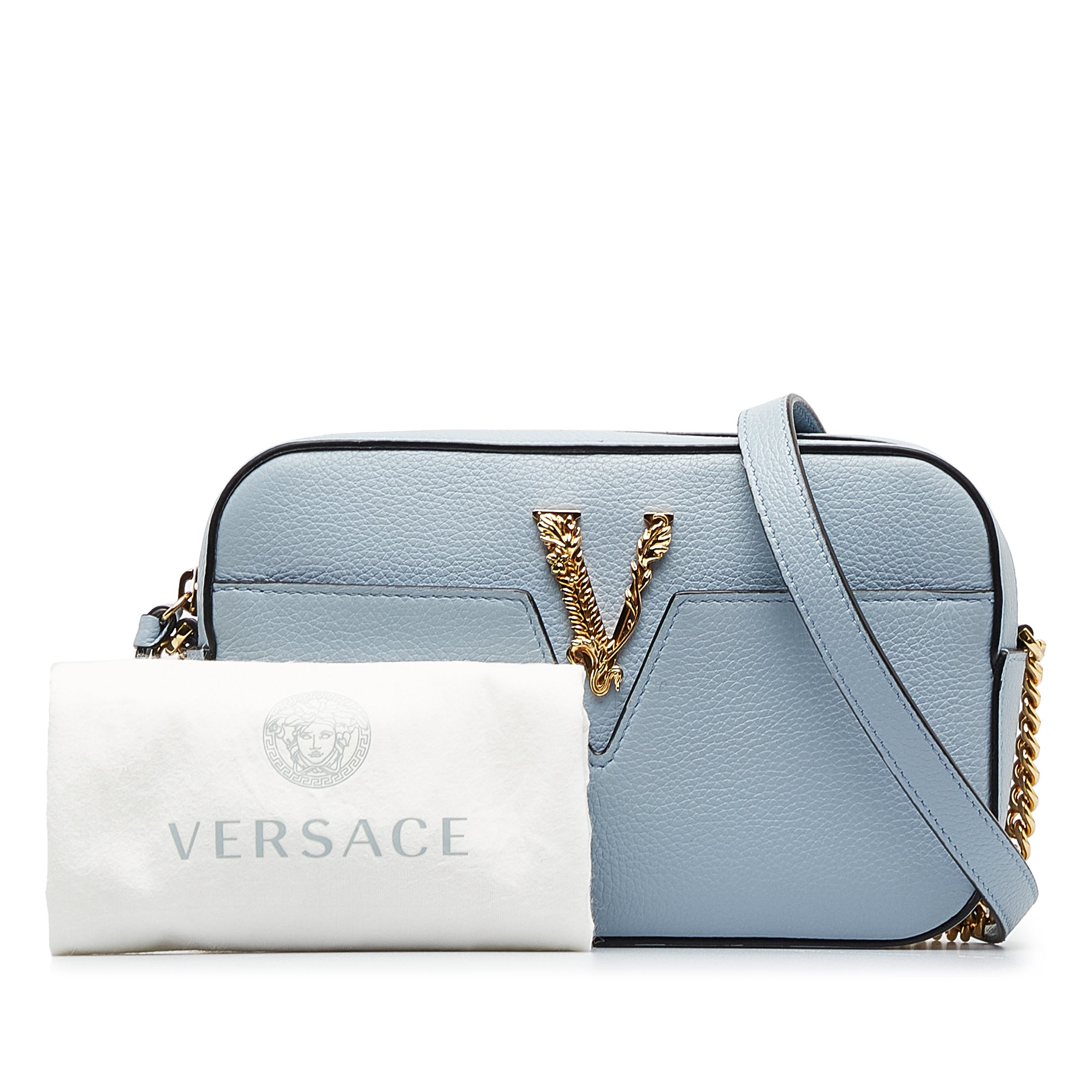 Blue Versace Virtus V Camera Bag