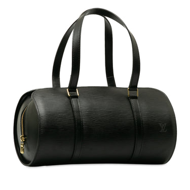 Black Louis Vuitton Epi Soufflot Handbag - Designer Revival