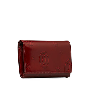 Red Cartier Happy Birthday Small Wallet - Designer Revival