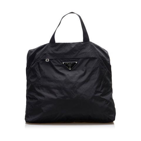 Black Prada Tessuto Tote Bag