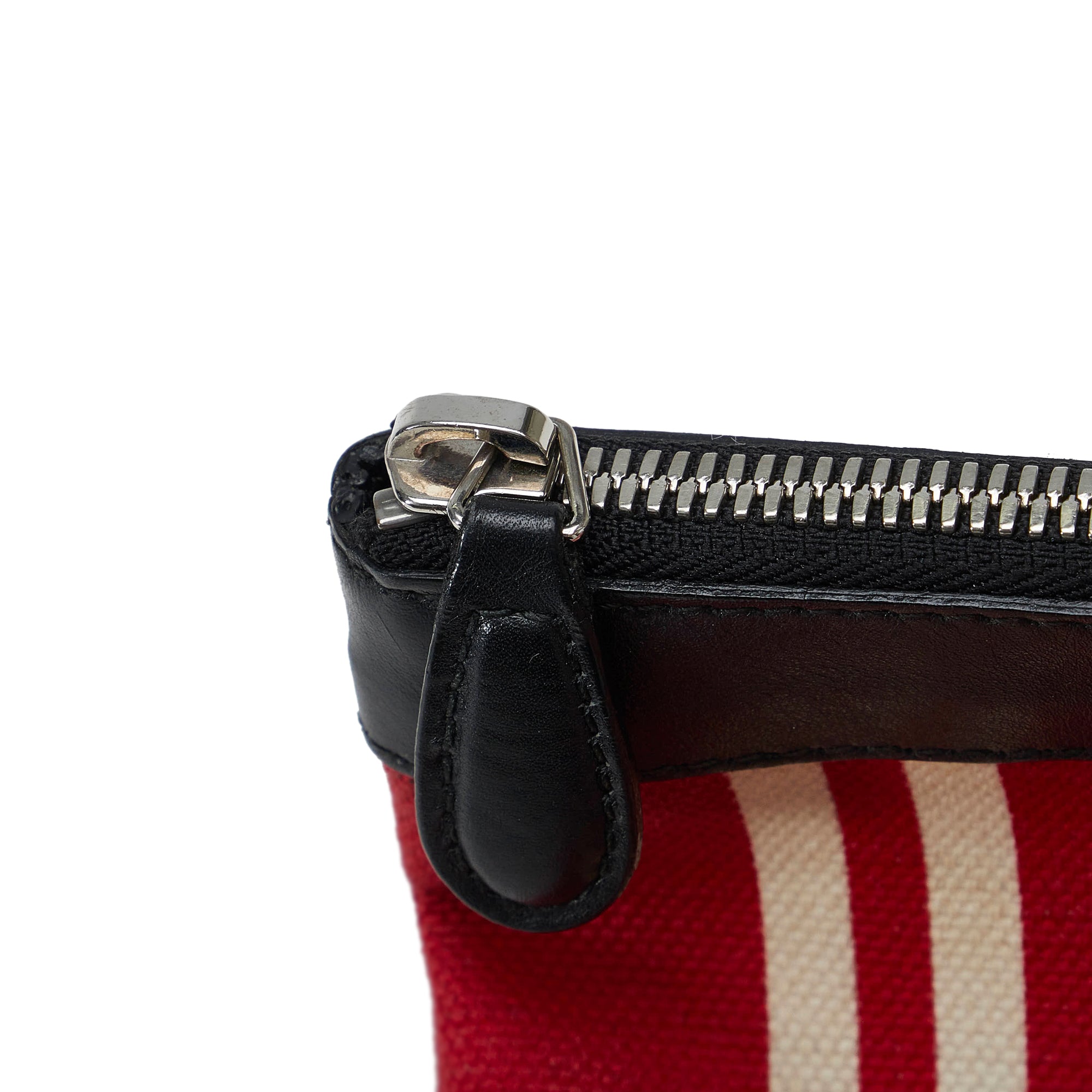 Red Balenciaga Navy Clip M Clutch | Designer Revival