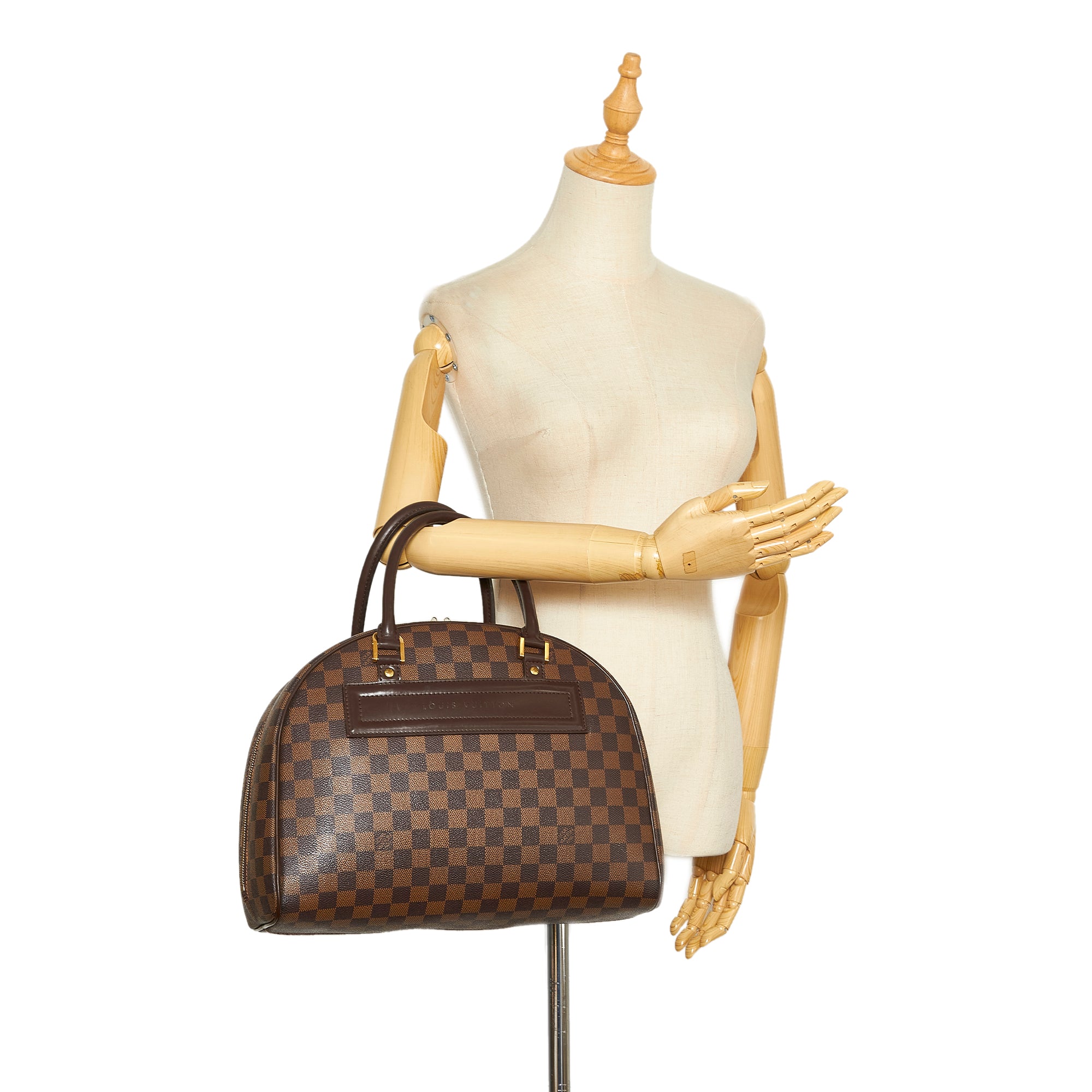 Louis Vuitton Nolita Damier Ebene Satchel Bag