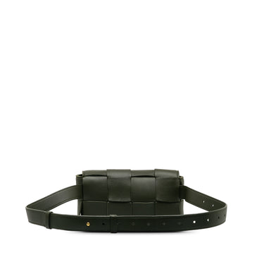 Black Bottega Veneta Intrecciato Cassette Belt Bag - Designer Revival