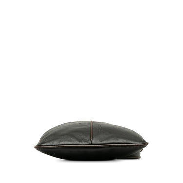 Sac 24 heures Loewe en toile siglée grise et noire et cuir noir - Atelier-lumieresShops Revival