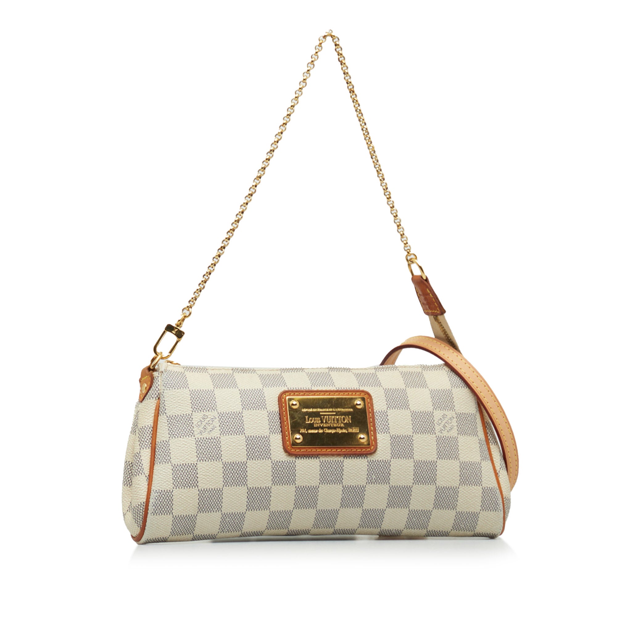 Louis Vuitton - Authenticated Eva Handbag - Cloth White for Women, Good Condition