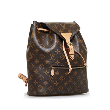 Brown Louis Vuitton Monogram Montsouris NM Backpack - Designer Revival